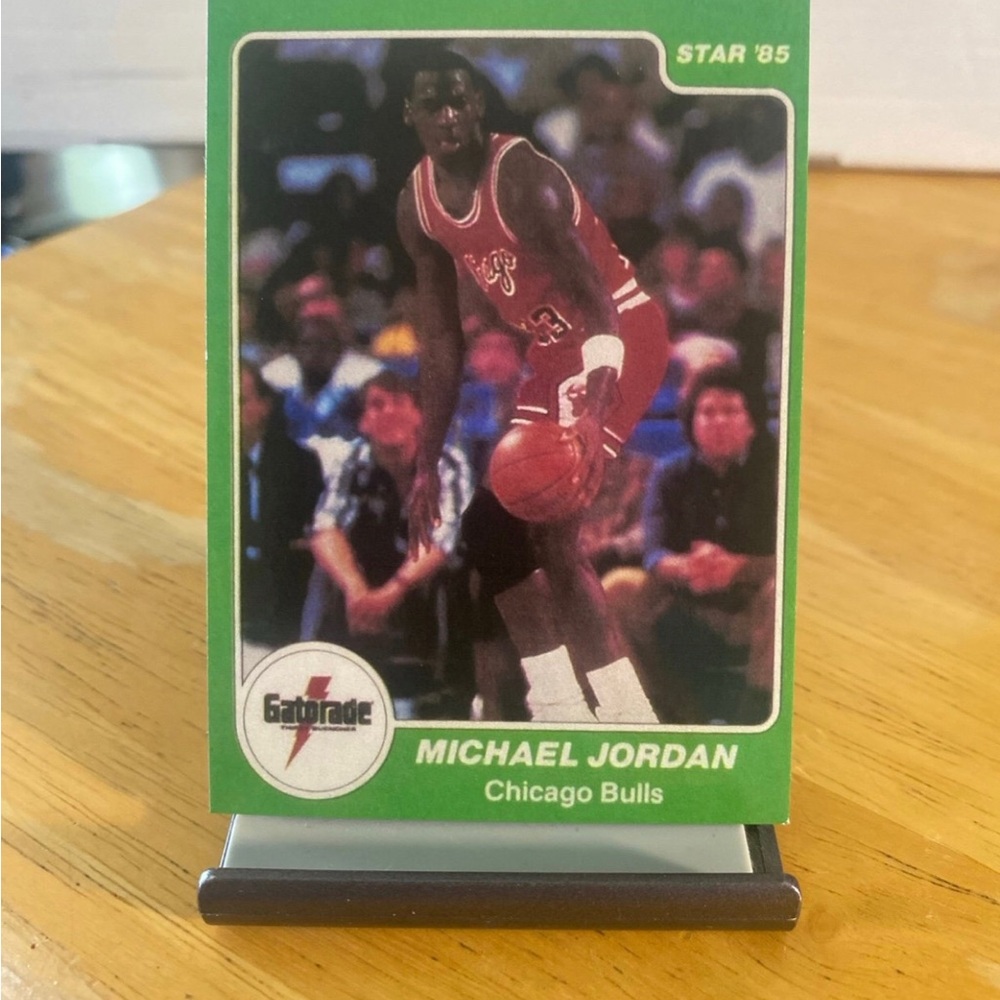 Michael Jordan 1985 Star Gatorade  Basketball Card